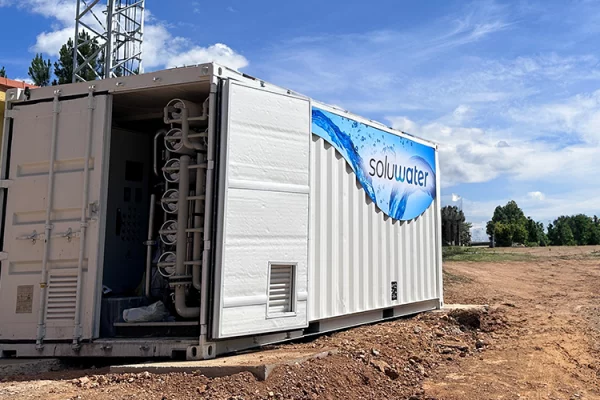 Planta móvil de ósmosis inversa instalada en Pinofranqueado | Soluwater