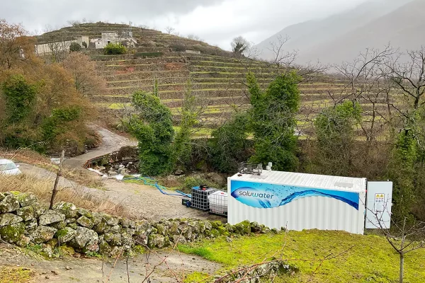 Tratamiento multietapa para agua con cenizas y sólidos