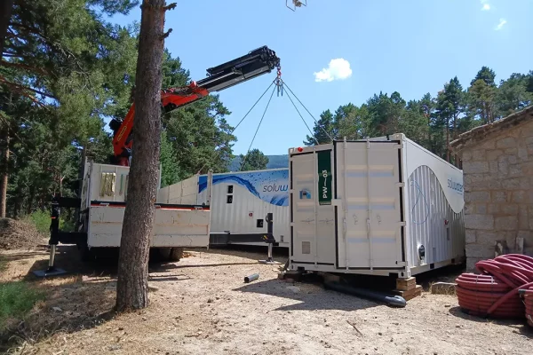 Suministro de plantas móviles de Soluwater